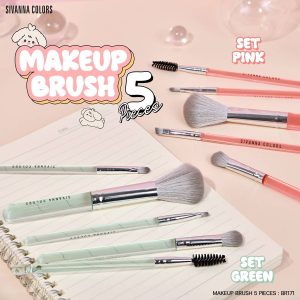 SIVANNA COLORS MAKEUP BRUSH 5 PIECES