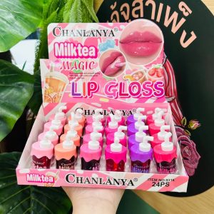 Chanlanya milktea magic lip gloss เมจิกลิปกลอส