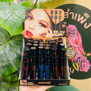 Hasaya girl 2in1 waterproof masara 3xxl long ฮาซาย่า เกิร์ล มาสคาร่าทูอินวัน