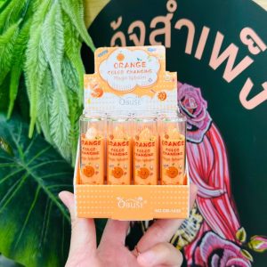 Obuse orange color changing magic lip balm
