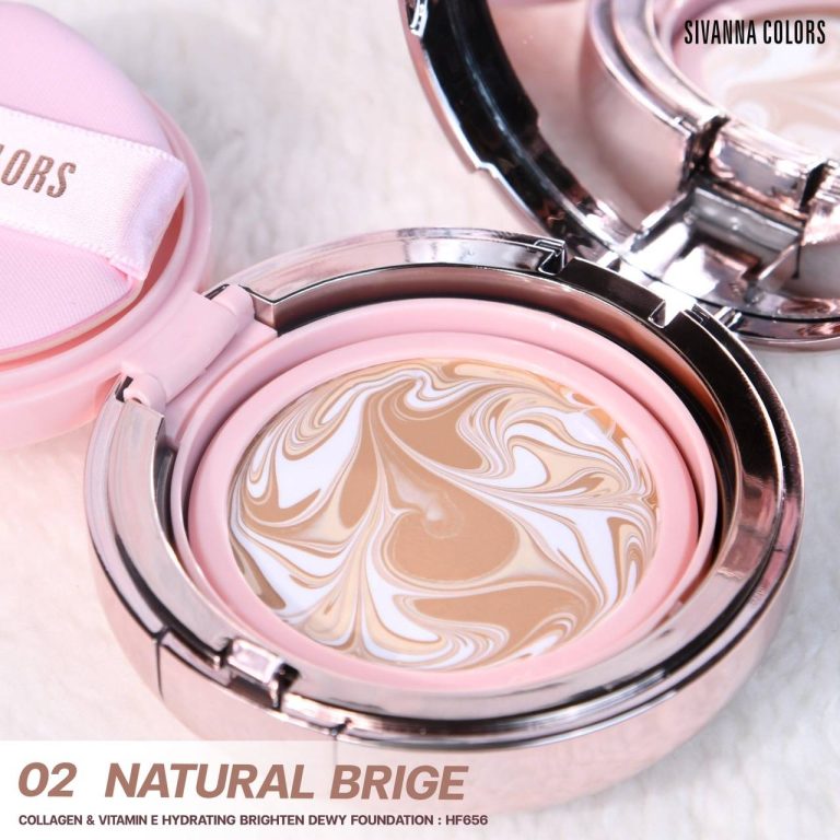 Sivanna colors collagen&vitamin e hydrating brighten dewy foundation ซีเวนน่า คัลเลอร์ส คออลาเจน&วิตามินอี ไฮเดรติ้ง ไบร์ทเทน ดิวอี้ ฟาวเดชั่น - NO.2Natural Beige