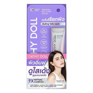 Cathy doll tox&fill melatonin serum 9x peptides เคที่ดอลล์ ท็อกซ์ แอนด์ ฟิลล์ เมลาโทนิน เซรั่ม ไนน์ เอ็กซ์ เปปไทดส์