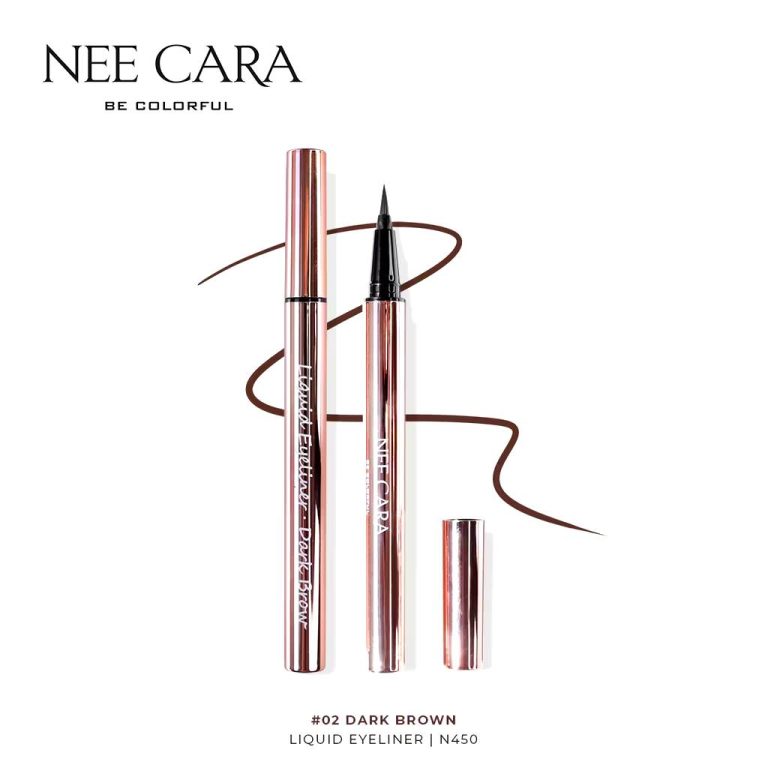 NEE CARA BE COLORFUL LIQUID EYELINER นี คารา บี คัลเลอร์ฟูล ลิควิด อายไลเนอร์ - NO.2Dark Brown