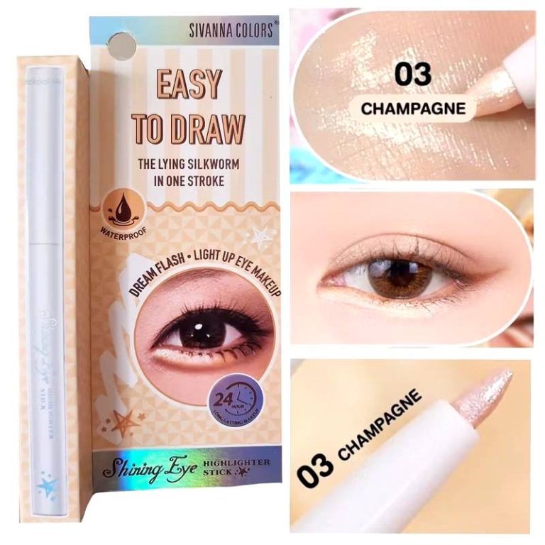 Sivanna colors shining eye highlighter stick ซีเวนน่า คัลเลอร์ส ชายน์นิ่ง อายไฮไลท์เตอร์ สติ๊ก - NO.3Champagne