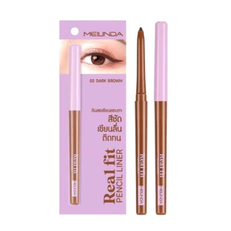 Meilnda Real fit pencil liner - NO.2Dark Brown