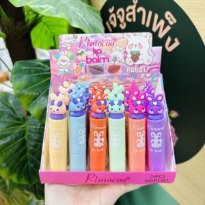 Rimocoo lip balm rabbit x 24 Pcs./Box