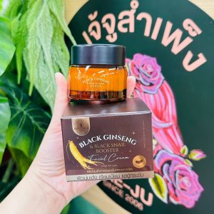 Precious black ginseng&black snail facail cream เพรชเชิส สกิน แบล็ค จินเส็ง แอนด์ แบล็ค สเนล บูสเตอร์ เฟเชี่ยล ครีม