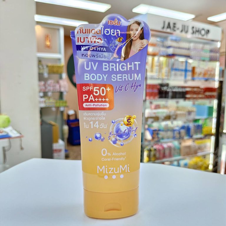 Mizumi uv bright body serum vit c  spf50+ pa++++ 180ml. - 01.Hya