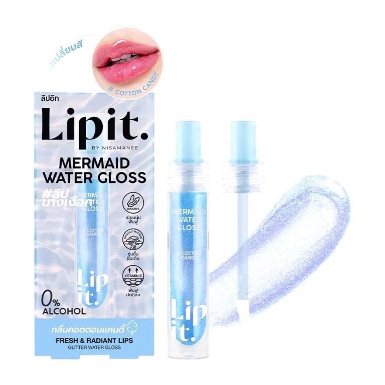 Lipit mermaid water gloss - NO.1Cotton Candy