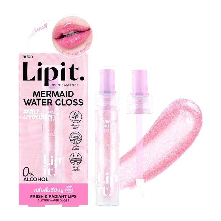 Lipit mermaid water gloss - NO.2Lychee Bingsu