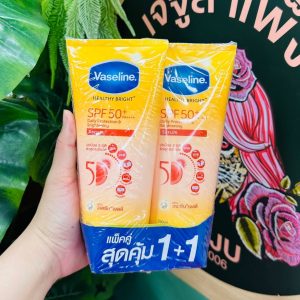 Vaseline healthy bright spf 50 pa++++ dally protection&brightenine serum วาสลีน เฮลธี้ ไบร์ท เอสพีเอฟ 50 พีเอ++++ เดลี่ โพรเทคชั่น&ไบร์ทเทนนิ่ง เซรั่ม