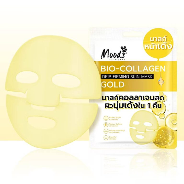 Moods BIO-colllagen drip mask มูส ไบโอ คอลลาเจน สกิน มากส์ 23gx5pack - 01.Firming Skin