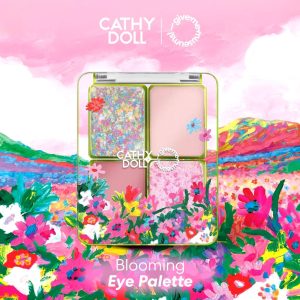 Cathy doll give me museums blooming eye palette  เคที่ดอลล์ กิฟมีมิวเชียม บลูมมิ่งอายพาเลท