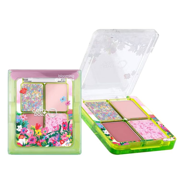 Cathy doll give me museums blooming eye palette  เคที่ดอลล์ กิฟมีมิวเชียม บลูมมิ่งอายพาเลท - NO.2Wind Flowers