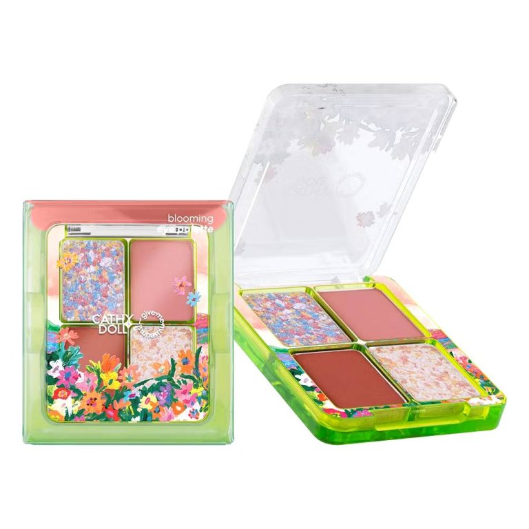 Cathy doll give me museums blooming eye palette  เคที่ดอลล์ กิฟมีมิวเชียม บลูมมิ่งอายพาเลท - NO.3Spring Fuzz