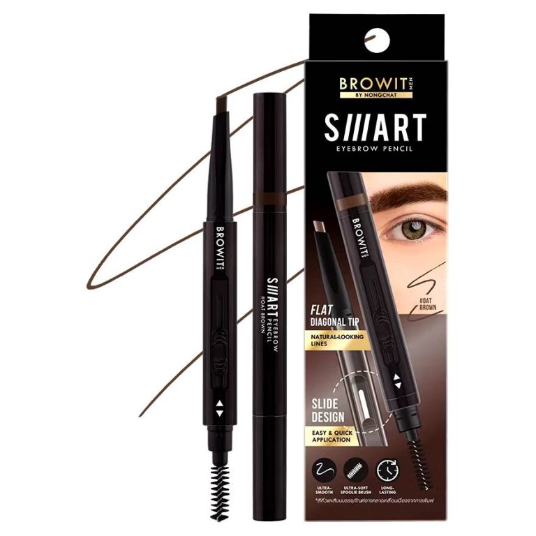 Browit men smart eyebrow pencilบราวอิท เมน สมาร์ทอายบราวเพนชิล - NO.1Oat Brown