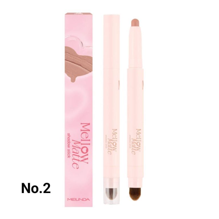 Meilinda mellow matte shadow stick เมลินดา เบลโล่ แมทท์ ชาโดว์ สติ๊ก - NO.2Milk Latte