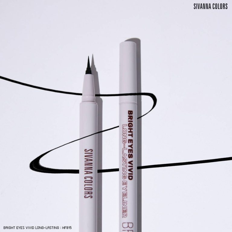 Sivanna colors bright eyes vivid long-lasting eyeliner ซีเวนน่า คัลเลอร์ส ไบร์ท อายส์ วิวด ลอง-ลาสติ้ง อายไลเนอร์ - NO.1Black