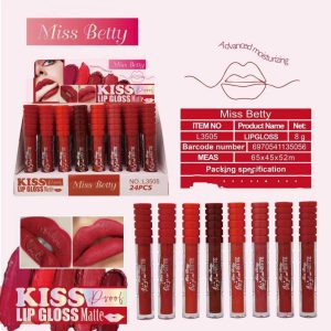 Miss betty kiss lip gloss มิสบิวตี้ คิสลิปกลอส