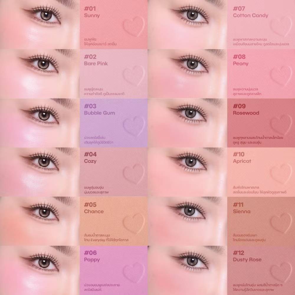 Odbo Iconic Powder Blush โอดีบีโอ ไอโคนิค พาวเดอร์ บลัช - Image 2