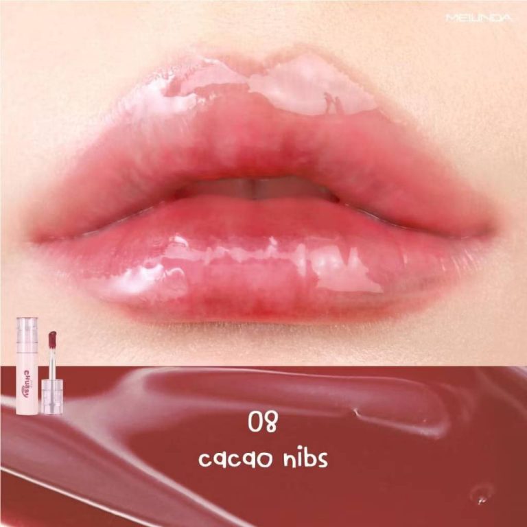 MC 2078 Meilinda juicy chubby gloss เม ลินดา จุสซี่ ซับบี้ กลอส  3.5g. - 08.Cacao nibs