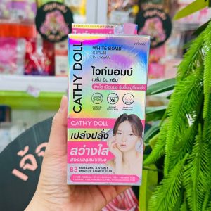 Cathy doll white bomb serum in cream 5% niacinamide เคที่ดอลล์ ไวท์ บอมบ์ เซรั่ม อิน ครีม ไฟฟ์ เปอร์เซ็นต์ ไนอาซินาไมด์