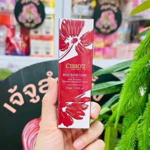 FS CIBIO'2 red wine lime anti wrinkles moisturizing hand cream (red wine lime) ซีบีโอทู แอนด์ ริงเคิล มอยซ์เจอไรซิ่ง แฮนด์ ครีม (เรด ไวน์ ไลม์)