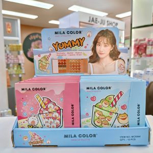 MC 5044 MILA COLOR MAKE UP PALETTE Yummy มิลา คัลเลอร์ เมคอัพ พาเลท 12pcs
