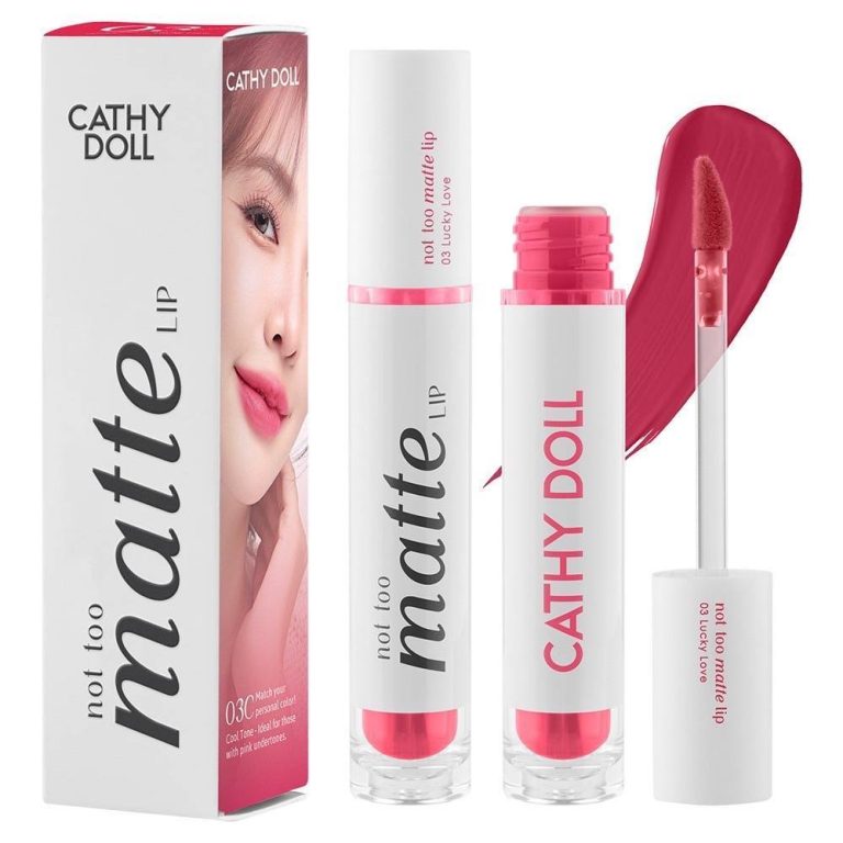 Cathy doll not too matte lip เคที่ดอลล์ นอตทูแมทท์ลิป - NO.3Lucky Love
