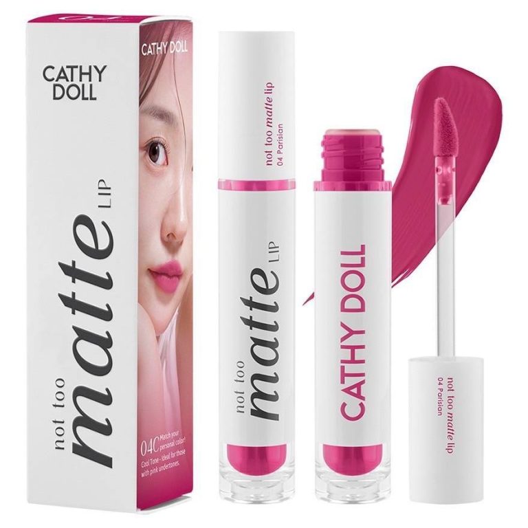 Cathy doll not too matte lip เคที่ดอลล์ นอตทูแมทท์ลิป - NO.4Parisian