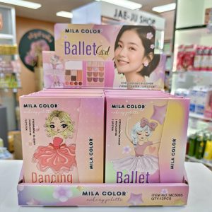 MC5085 Mila color eyeshadow /blusher มิลา คัลเลอร์ เมคอัพ พาเลท 12pcs
