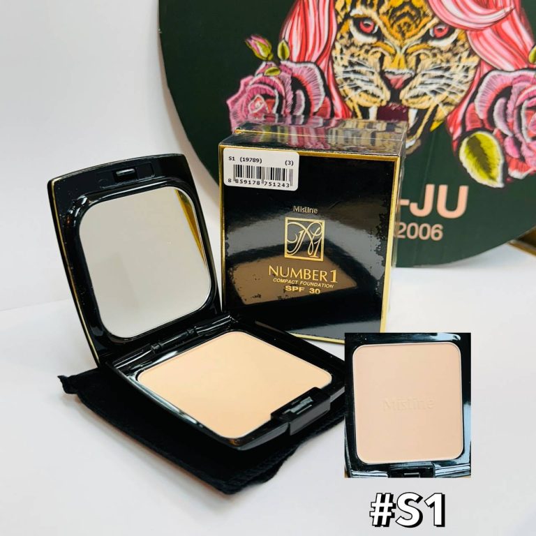 Mistine number1  compact foundation มิสทีน นัมเบอร์วัน คอมแพ็ค - NO.1 S1