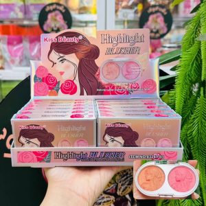 Kiss beauty highight blusher คิสบิวตี้ ปัดแก้ม