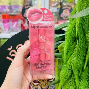 Lipit.x milky milky's signature matte lip#03 berry milkshake ลิปอิท#เบอร์รี่มิลค์เชค