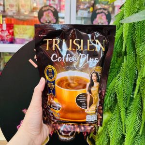 TRUESLEN​ coffee​ plus​16g​x​15 sachets ทรูสเลน คอฟฟี่ พลัส กาแฟปรุงสำเร็จชนิดผง
