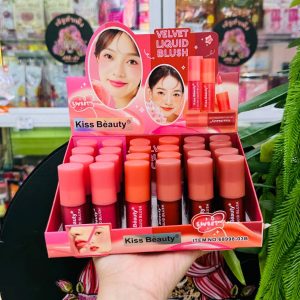 Kiss beauty velvet liquid blush คิสบิวตี้ ลิปกลอส