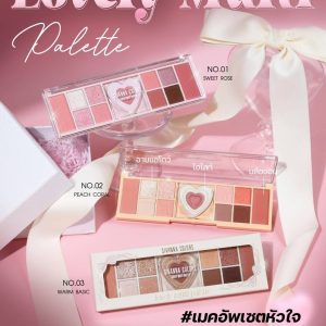 Sivanna colors lovely multi palette ซีเวนน่า คัลเลอร์ส เลิฟลี่ ทาตา11ช่อง