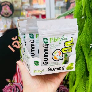 Handy herb fiber flow gummy แฮนดี้เฮิร์บ ไฟเบอร์ โฟลว์ กัมมี่-แอปเปิ้ล (24g x 6pcs)