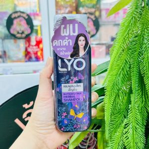 LYO butterfly pea herbal shampoo ไลโอ บัตเตอร์ฟลาย พี เฮอร์เบิล แชมพูสมุนไพรอัญชัญ