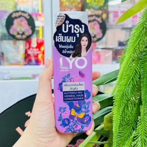 LYO butterfly pea herbal hair conditioner ไลโอ บัตเตอร์ฟลาย พี เฮอร์เบิล แฮร์ คอนดิชันเนอร์ ครีมนวดสมุนไพรอัญชัน