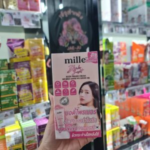 Mille blink bright body primer cream#floral petals มิลเล่ บลิ้งค์ ไบร์ท บอดี้ 15g*6pcs