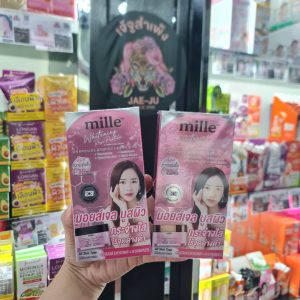Mille whitening rose peptide 9 complex gel cream มิลเล่ ไวท์เทนนิ่ง โรส 6g*6pcs