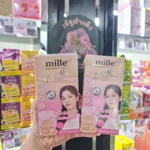 Mille perfect matte long wear cushion#02 natural spf50 pa+++ มิลเล่ เพอร์เฟ็กต์ แมททท์ คุชชั่น# เนเชอรัล