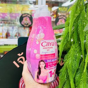 Citra aha pearl uv ซิตร้า เอเอชเอ ยูวี สีชมพู