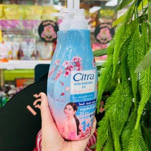 Citra aha sakura uv ซิตร้า เอเอชเอ ซากุระ ยูวี สีฟ้า