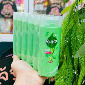 Sunsilk shampoo ซันซิล ผมสุขภาพดี สีเขียว