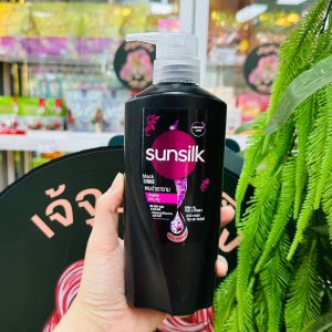 Sunsilk black shine shampoo ซันซิล แชมพูขวดดำ