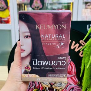 Keumyon natural hair color shampoo#natural dark brown color กึมยอน เนเชอร์รัลแฮร์คัลเลอร์แชมพูปิดผมขาว