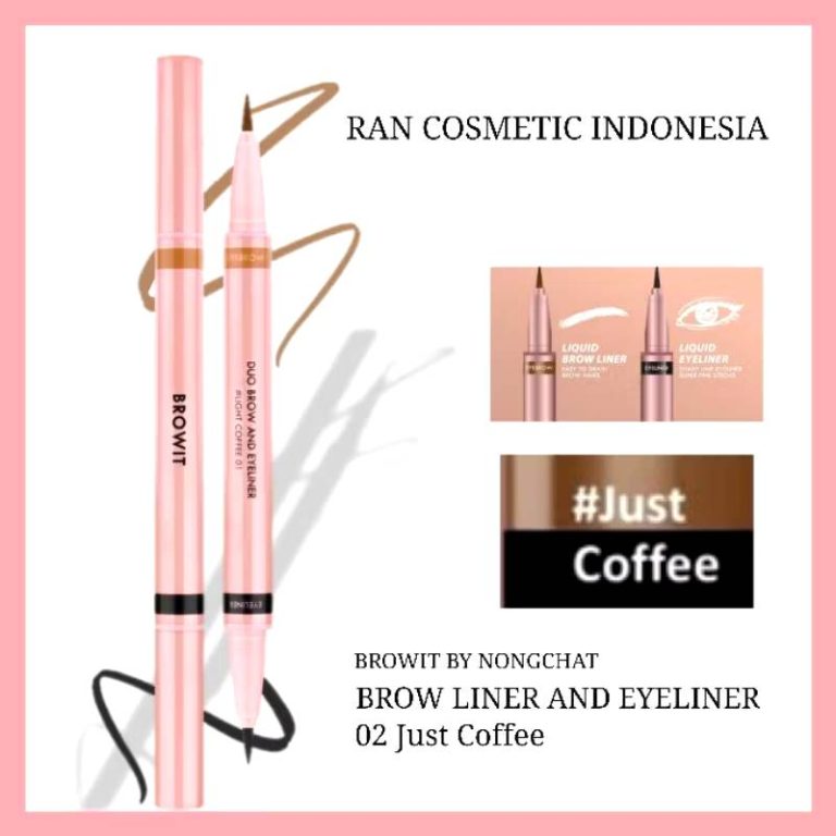 BROWIT  DUO BROW ANA EYELINER บราวอิท  ดูโอ้บราวแอนด์อายไลเนอร์ - NO.2Just coffee
