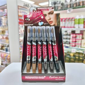 NO.E2080 Romantic rain eyebrow pencil 24pcs